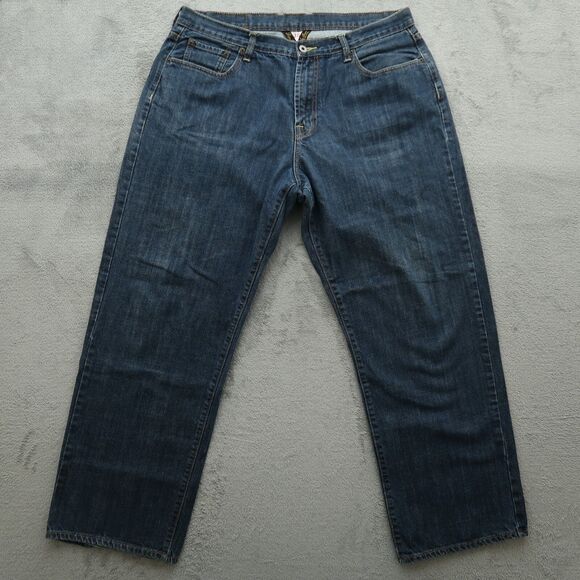 Lucky Brand Other - Lucky Brand Jeans Mens 38x31 Blue Piper Relaxed Straight Dungaree Denim Pants